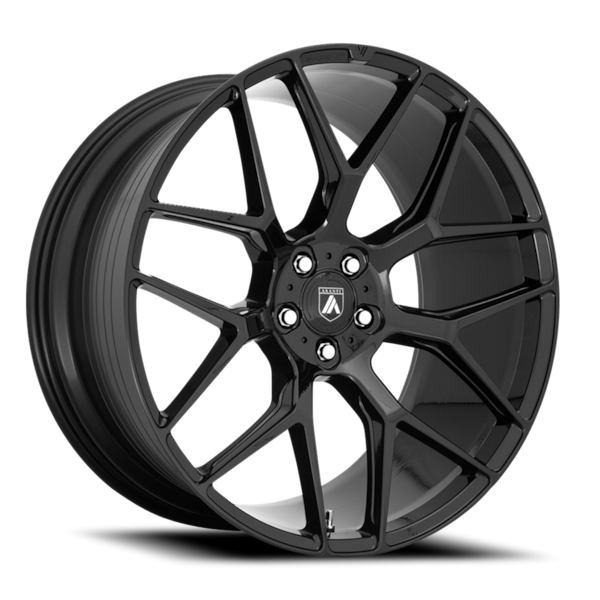 Asanti Black Label ABL-27 Dynasty Wheel - 20x10.5 Gloss Black Rim (5x112 Bolt Pattern, +38mm Offs...