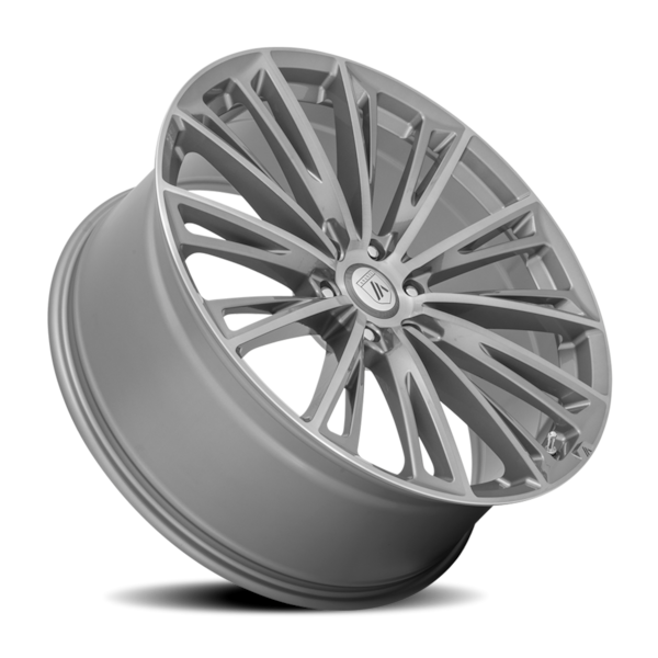 Asanti Black Label ABL-30 Corona Truck Wheel - 22x9 Brushed Titanium Rim (5x112 Bolt Pattern, +32...