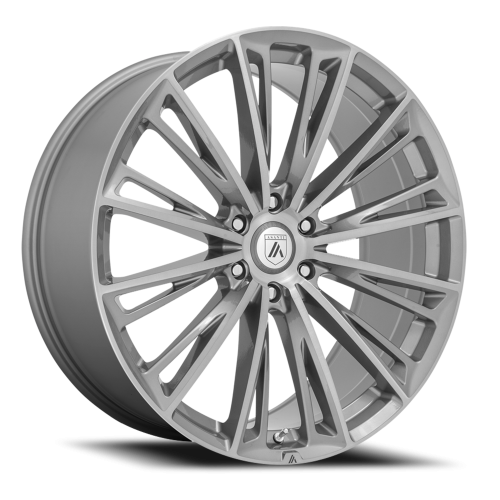Asanti Black Label ABL-30 Corona Truck Wheel - 22x9.5 Brushed Titanium Rim (6x135 Bolt Pattern, +...