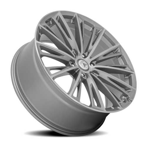 Asanti Black Label ABL-30 Corona Truck Wheel - 22x9.5 Brushed Titanium Rim (6x139.7 Bolt Pattern,...