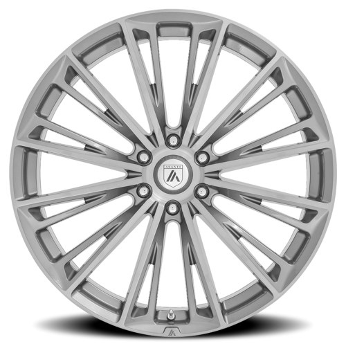 Asanti Black Label ABL-30 Corona Truck Wheel - 22x9.5 Brushed Titanium Rim (6x139.7 Bolt Pattern,...