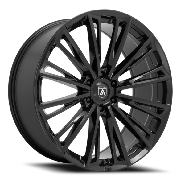 Asanti Black Label ABL-30 Corona Truck Wheel - 20x9 Gloss Black Rim (5x120 Bolt Pattern, +35mm Of...