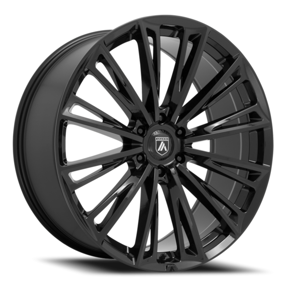 Asanti Black Label ABL-30 Corona Truck Wheel - 20x9 Gloss Black Rim (5x112 Bolt Pattern, +35mm Of...