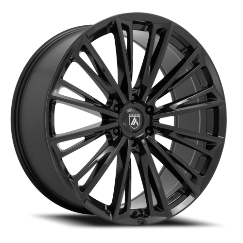 Asanti Black Label ABL-30 Corona Truck Wheel - 24x10 Gloss Black Rim (6x135 Bolt Pattern, +30mm O...