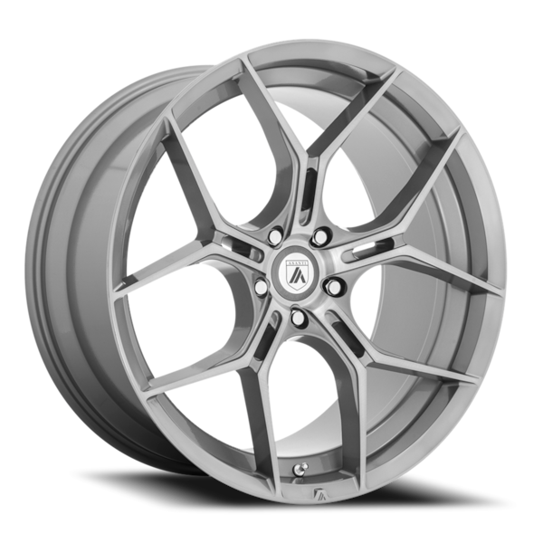 Asanti Black Label ABL-37 Monarch Wheel - 20x9 Brushed Titanium Rim (5x112 Bolt Pattern, +38mm Of...