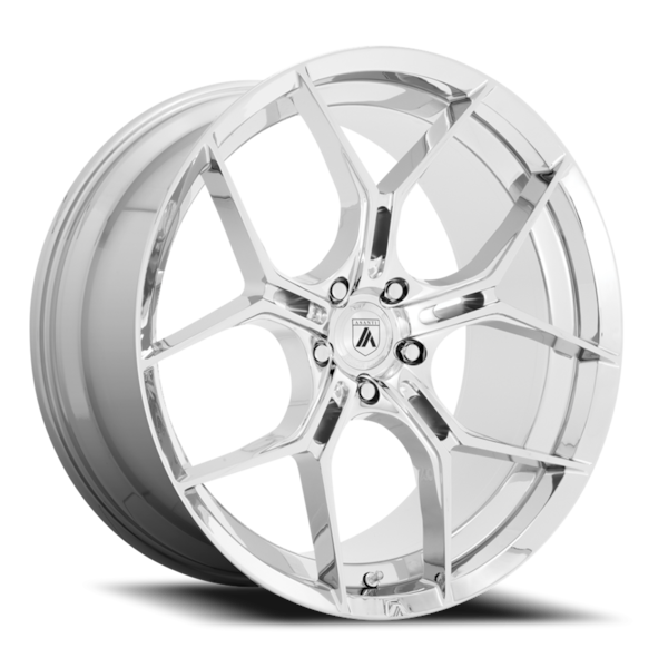 Asanti Black Label ABL-37 Monarch Wheel - 22x9 Chrome Rim (5x112 Bolt Pattern, +38mm Offset, 72.5...