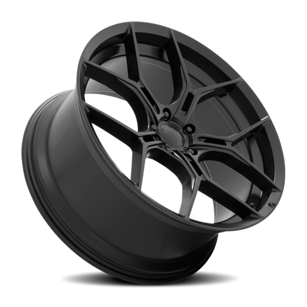Asanti Black Label ABL-37 Monarch Wheel - 20x9 Satin Black Rim (5x115 Bolt Pattern, +15mm Offset,...