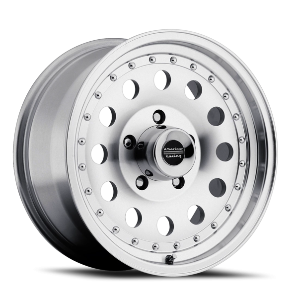 American Racing AR62 Outlaw II Wheel - 15x7 Machined Silver w/ Clear Coat Rim (5x114.3 Bolt Patte...