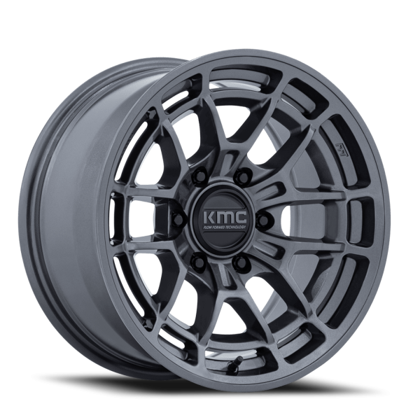 KMC KM732AX Archer Wheel - 17x8.5 Matte Anthracite Rim (6x139.7 Bolt Pattern, +25mm Offset, 106.1...