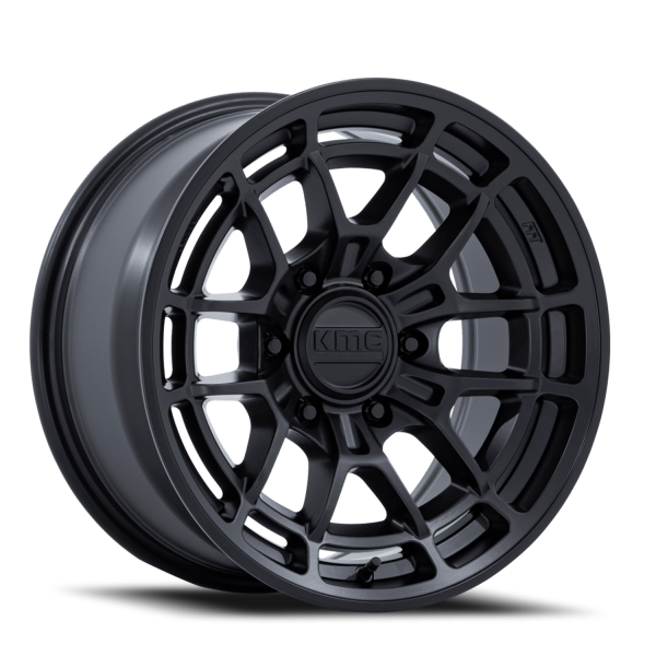 KMC KM732MX Archer Wheel - 17x8.5 Matte Black Rim (6x139.7 Bolt Pattern, +25mm Offset, 106.1mm Hu...