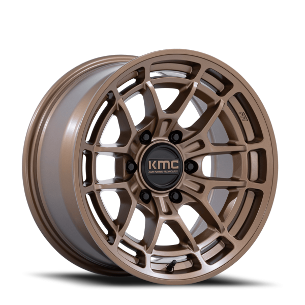 KMC KM732ZX Archer Wheel - 17x8.5 Matte Bronze Rim (6x139.7 Bolt Pattern, 0mm Offset, 106.1mm Hub...