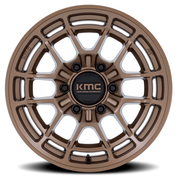 KMC KM732ZX Archer Wheel - 17x8.5 Matte Bronze Rim (6x139.7 Bolt Pattern, 0mm Offset, 106.1mm Hub...