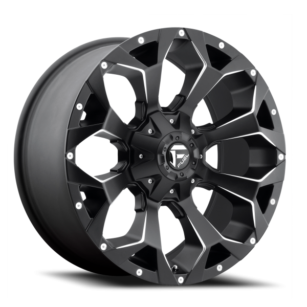 FUEL 1PC D546 MATTE BLACK MILLED - 18X9 - 6X135/5.5 BP, 19MM Offset (1 Wheel)