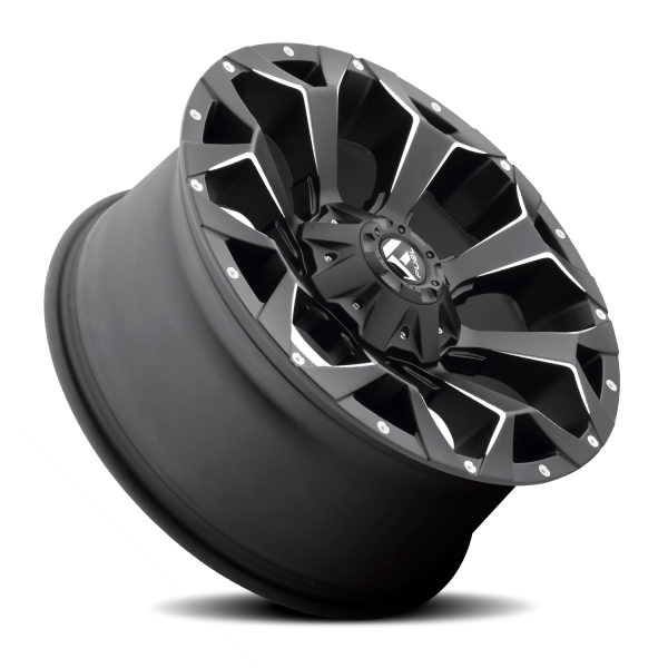 FUEL 1PC D546 MATTE BLACK MILLED - 18X9 - 6X135/5.5 BP, 19MM Offset (1 Wheel)