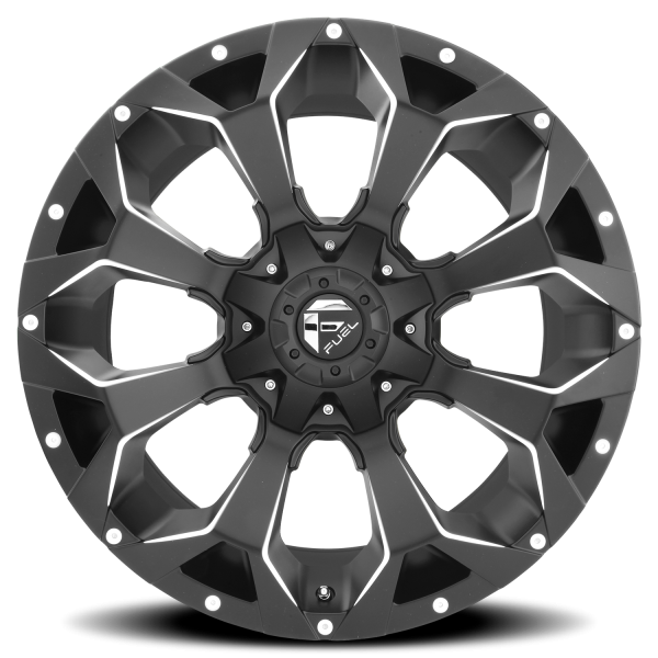FUEL 1PC D546 MATTE BLACK MILLED - 18X9 - 6X135/5.5 BP, 19MM Offset (1 Wheel)