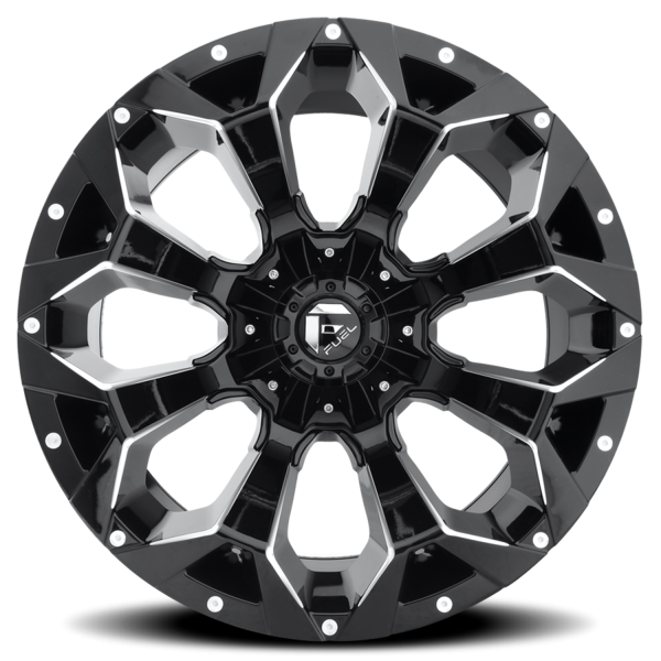 FUEL 1PC D576 GLOSS BLACK MILLED - 18X9 - 6X135/5.5 BP, -13MM Offset (1 Wheel)