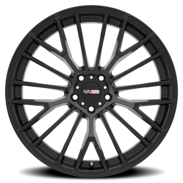 Cray Astoria Wheel - 18x9.5 Matte Black Rim (5x120.65 Bolt Pattern, +56mm Offset, 70.3mm Hub)