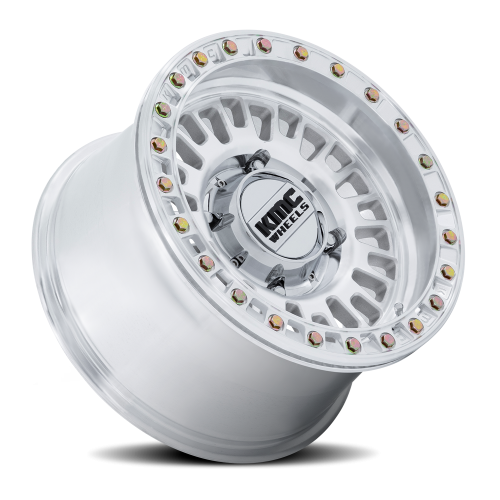 KMC UTV Aztec Beadlock UTV KS242 Wheels - Machined Silver