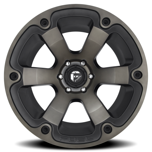 FUEL 1PC D564 MATTE BLACK DOUBLE DARK TINT - 18X9 - 8X170 BP, 1MM Offset 1 Wheel