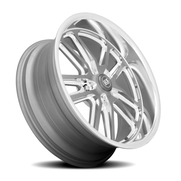 US Mags U130 Bullet Wheel - 20x9.5 Textured Gunmetal w/ Milled Rim (5x127 Bolt Pattern, +1mm Offs...