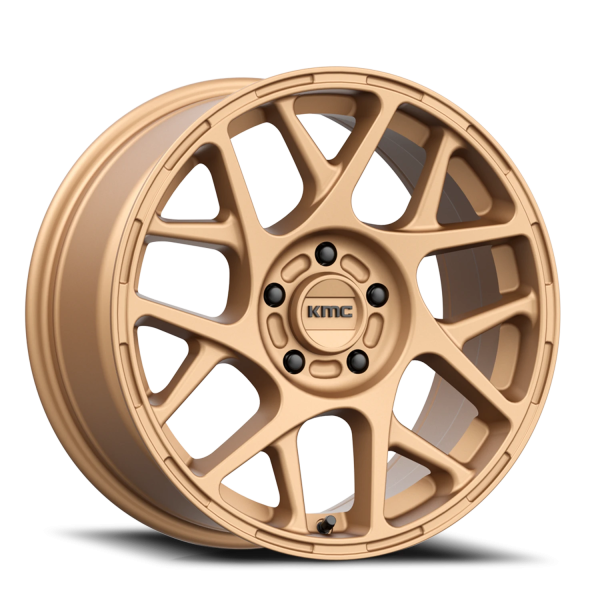 KMC KM708 Bully Wheel - 17x8 Matte Bronze Rim (5x110 Bolt Pattern, +38mm Offset, 72.6mm Hub)