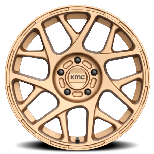 KMC KM708 Bully Wheel - 17x8 Matte Bronze Rim (5x110 Bolt Pattern, +38mm Offset, 72.6mm Hub)