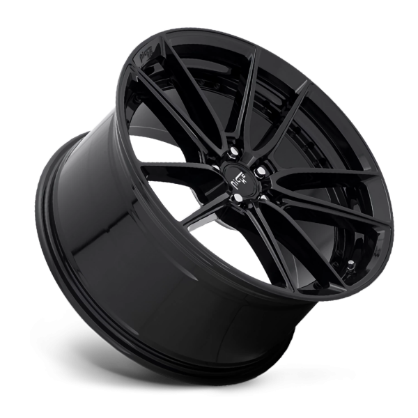 Niche M223 DFS Wheel - 20x9 Gloss Black Rim (5x115 Bolt Pattern, +18mm Offset, 71.8mm Hub)