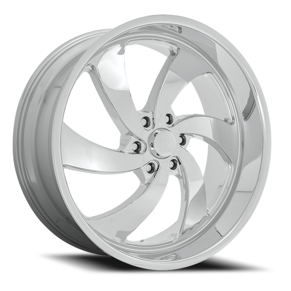 US Mags U132 Desperado 6 Wheel - 22x9 Chrome Rim (6x139.7 Bolt Pattern, +25mm Offset, 78.1mm Hub)