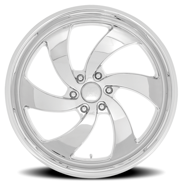 US Mags U132 Desperado 6 Wheel - 22x9 Chrome Rim (6x139.7 Bolt Pattern, +25mm Offset, 78.1mm Hub)