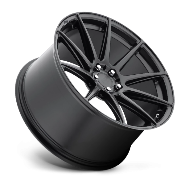 Niche M147 Essen Wheel - 18x8 Matte Black Rim (5x120 Bolt Pattern, +40mm Offset, 72.6mm Hub)