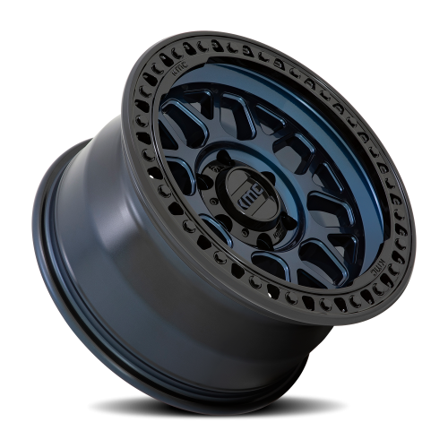 KMC KM549 GRS Wheel - 18x8.5 Midnight Blue w/ Gloss Black Lip Rim (8x170 Bolt Pattern, 0mm Offset...