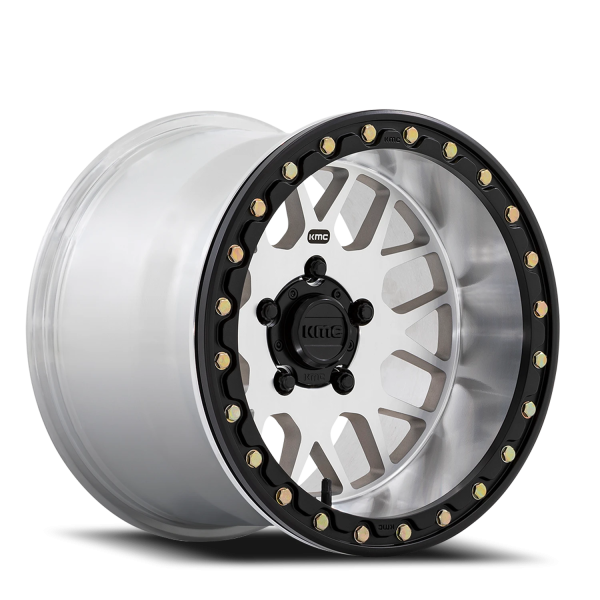 KMC UTV Grenade Beadlock UTV KS235 Wheels - Machined Silver