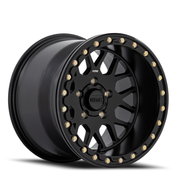 KMC UTV Grenade Beadlock UTV KS235 Wheels - Satin Black