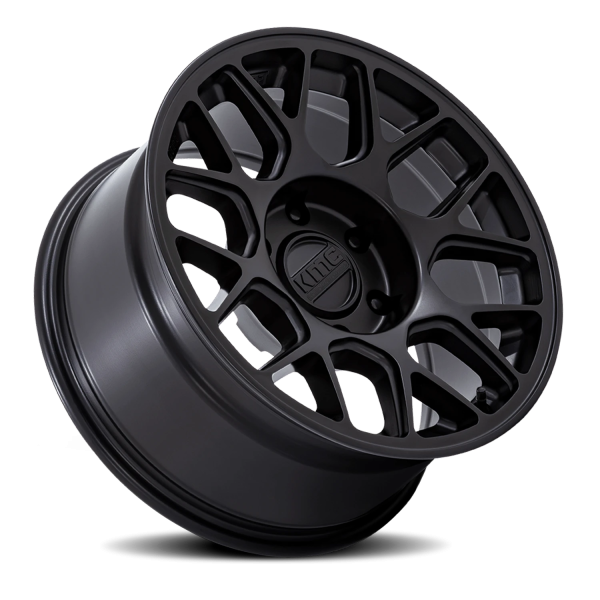 KMC KM730MX Hatchet Wheel - 17x8.5 Matte Black Rim (5x127 Bolt Pattern, +25mm Offset, 71.5mm Hub)