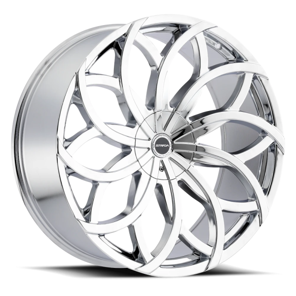 Strada S61 Huracan Wheel - 20x8.5 Chrome Rim (5x114.3/120 Bolt Pattern, +30mm Offset, 74.1mm Hub)