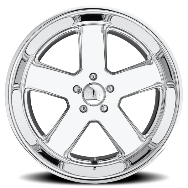 US Mags U116 Hustler Wheel - 20x8 Chrome Rim (5x127 Bolt Pattern, +1mm Offset, 78.1mm Hub)