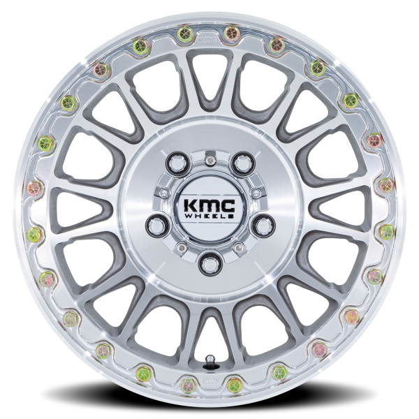 KMC UTV Impact UTV Beadlock KS239 Wheels - Machined Silver