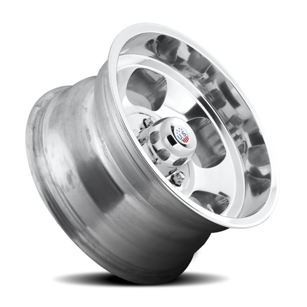 US Mags U101 Indy Wheel - 15x10 High Luster Polished Rim (5x114.3 Bolt Pattern, -50mm Offset, 72....