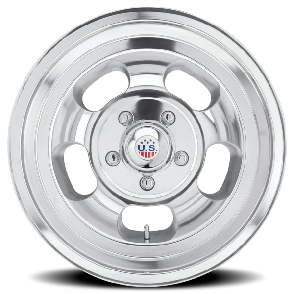 US Mags U101 Indy Wheel - 15x10 High Luster Polished Rim (5x114.3 Bolt Pattern, -50mm Offset, 72....