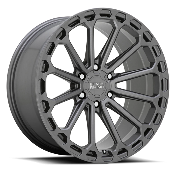 Black Rhino Kaizen Wheel - 17x9.5 Matte Gunmetal Rim (6x139.7 Bolt Pattern, -12mm Offset, 112.1mm...