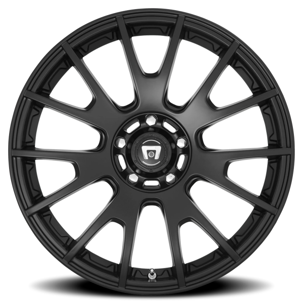 Motegi MR118 MS7 Wheel - 18x8 Matte Black Rim (5x112 Bolt Pattern, +32mm Offset, 72.56mm Hub)