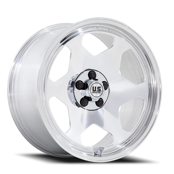 US Mags UC144 Obs Wheel - 22x9 Polished Rim (5x127 Bolt Pattern, +15mm Offset, 78.1mm Hub)