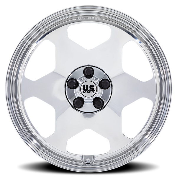 US Mags UC144 Obs Wheel - 22x9 Polished Rim (5x127 Bolt Pattern, +15mm Offset, 78.1mm Hub)