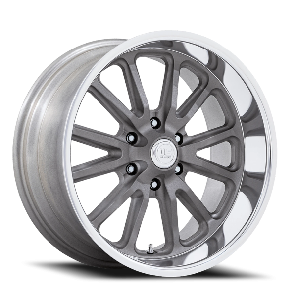 US Mags UC145 Rambler 6 Wheel - 20x9.5 Matte Gunmetal w/ Diamond Cut Lip Rim (6x139.7 Bolt Patter...
