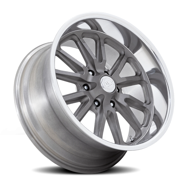 US Mags UC145 Rambler 6 Wheel - 20x9.5 Matte Gunmetal w/ Diamond Cut Lip Rim (6x139.7 Bolt Patter...