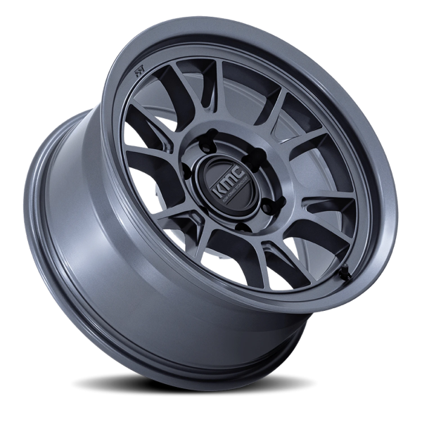 KMC KM729AX Range Wheel - 17x8.5 Matte Anthracite Rim (6x139.7 Bolt Pattern, -10mm Offset, 106.1m...