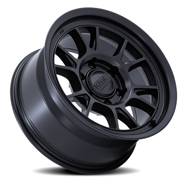KMC KM729MX Range Wheel - 17x8.5 Matte Black Rim (6x135 Bolt Pattern, 0mm Offset, 87.1mm Hub)