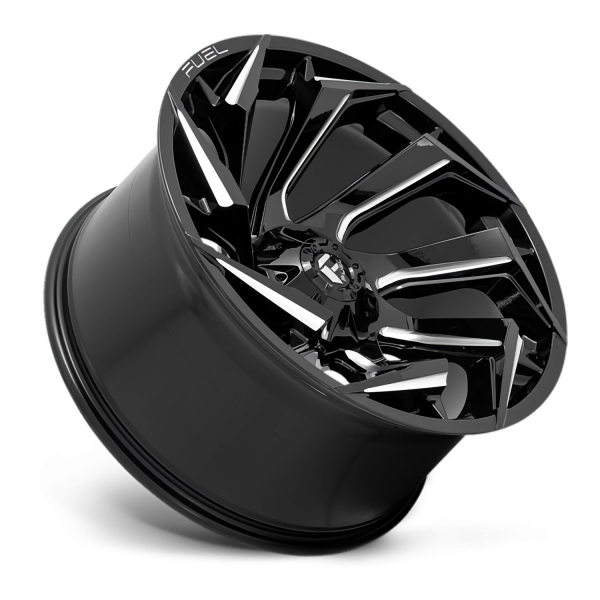 FUEL 1PC D753 GLOSS BLACK MILLED - 18X9 - 6X135/5.5 BP, 1MM Offset (1 Wheel)