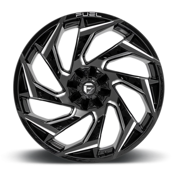 FUEL 1PC D753 GLOSS BLACK MILLED - 18X9 - 6X135/5.5 BP, 1MM Offset (1 Wheel)