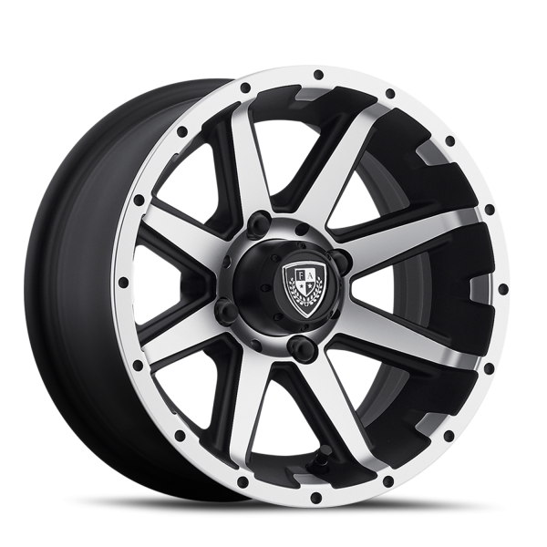 Fairway Alloys Rebel Wheels - Matte Black / Machined